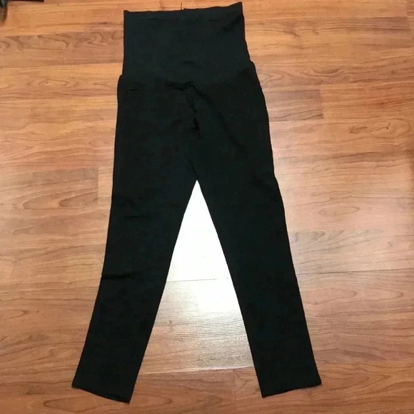 Maternity black leggings size medium - Picture 1 of 6